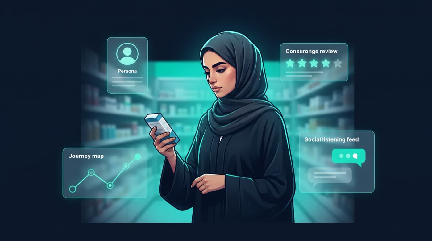 Consumer insights research for consumer healthcare shoppers in Saudi Arabia